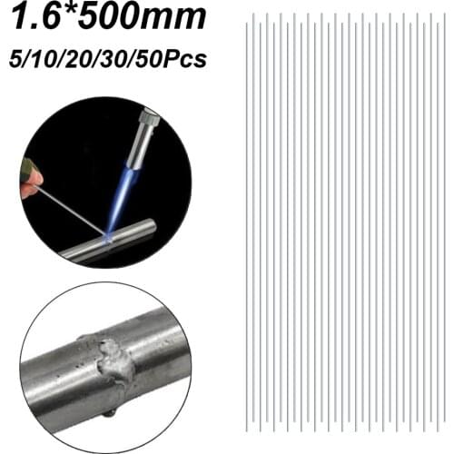 5/10/20/30/50pcs 50cm 1.6mm Low Temperature Soldering Aluminum Wires Easy to Melt for Soldering Iron No Soldering Flux Required