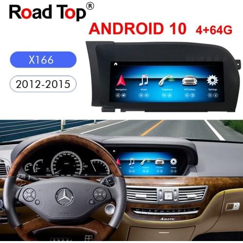 Qualcomm 10.25" Android 10 Car Radio Bluetooth GPS Navigation Head Unit Display for Benz W221 2006-2013 S65 SG5 AMG S280 S550
