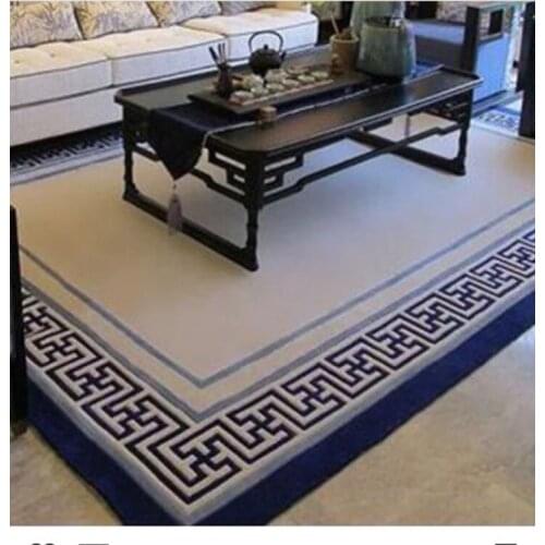 Gray large size Acrylic carpet alfombras Modern Handmade carpets Living room Bedroom Fashion creative Coffee table sofa tapete