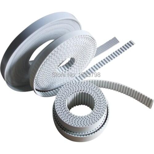 Factory manufacturing 50mm width AT10 type(10mm pitch) 840mm length white color open end timing belts