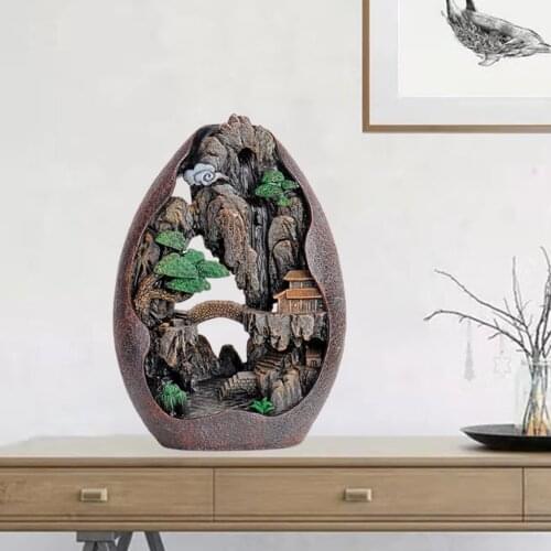 Zen Buddha Hand Incense Burners Backflow Incense Burner Holder Home Decor Aroma Tower Censer