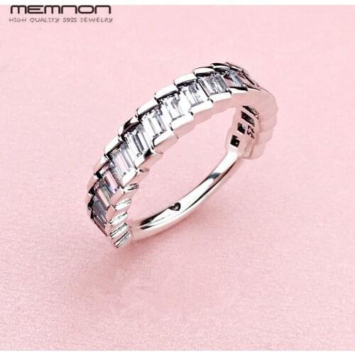 Memnon Christmas winter fine silver 925 jewelry Glacial Beauty Ring 925 Sterling Silver Rings for women anillo fashion Jewelry