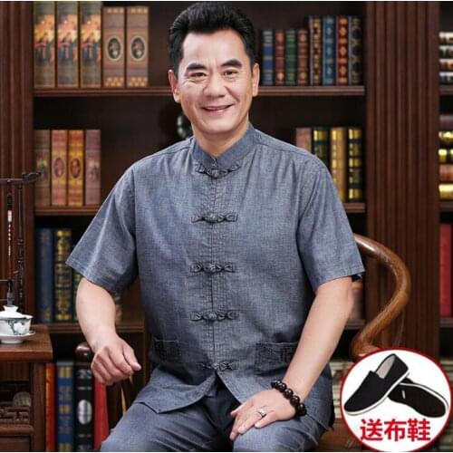 Summer linen short sleeve Tang suit suits men blazer masculino slim fit casaco jaqueta masculina coats mens jacket