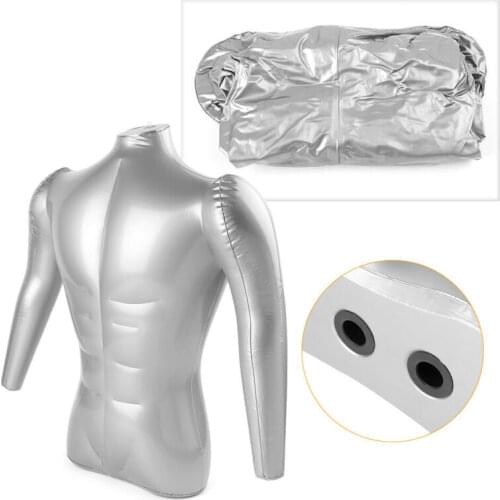 Man Half Body Male Model Mannequin Inflatable Dummy Torso Tailor Clothes Model PVC Show Window Hanging Display