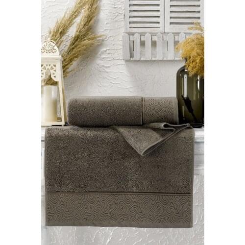 Fold Cotton 2Li Bath Towel Set-brown 50x90-70x140 Suction Power Is Easy To Clean Dry Quickly Quality Product Turkish Hand Sauna Accessories Sets Face Designer Luxury For Adults Spa