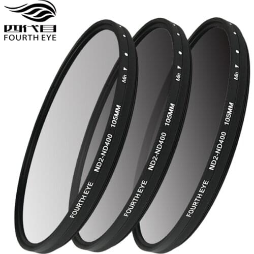 Fader ND2-400 Neutral Density ND Filter Variable Adjustable Optical Glass Lens 37 40.5 43 46 49 52 55 58 62 67 72 77 82 86 mm