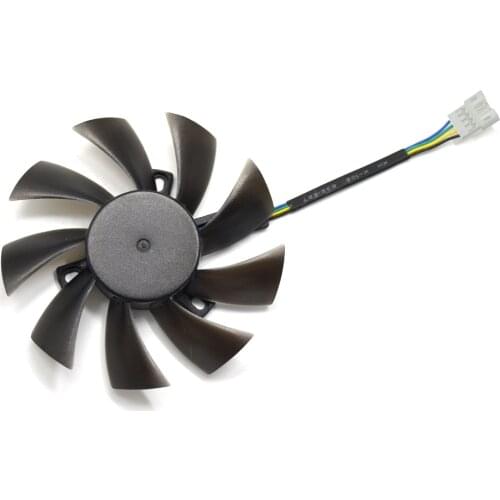 NEW T129215SU 85mm 4PIN TWO-Ball Bearing GTX1050TI Cooler Fan Replace for ASUS 1060 Gigabyte GTX1050TI RX480 G1 Gaming 8G RX 580