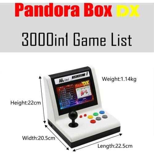 NEW ARRIVAL ORIGINAL 3A GAME Pandora box DX 3000 in 1 arcade mini console