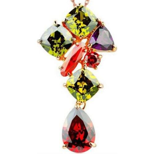 Bettyue Attractive Shape For Women And Girls Fashion Trend Geometry Zirconia Distinctive Necklace In Banquet Shiny Orneme