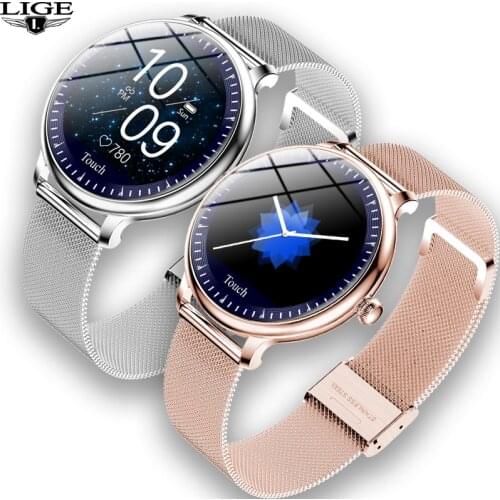 Smart Watch Women IP68 Waterproof Sport Watch Call reminder Alarm reminder Heart Rate Smartwatch For Huawei Xiaomi IOS Phone+box