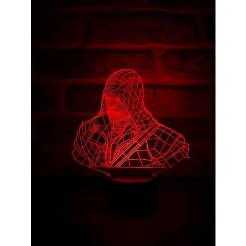 3D Assasins Creed Lamp,Assasins Creed Light,7 Different Light Colors,Assasins Creed Themed,LED Light,3d Color Changing Light