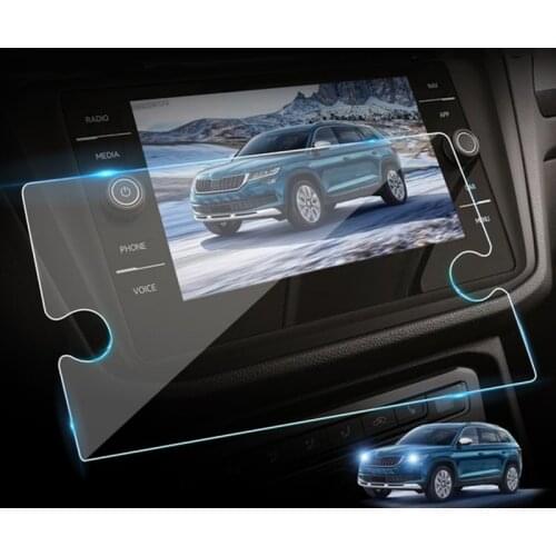 8 Inch Car GPS Navigation Tempered Glass Screen Protector Film for Volkswagen Tiguan Atlas 2018 2019 LCD Screen Car Accessories