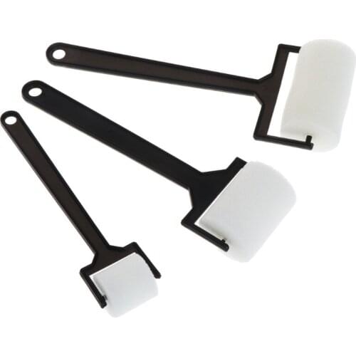 3Pcs White Sponge Paint Brushes Children Graffiti Roller Stamp Kids Painting Toy