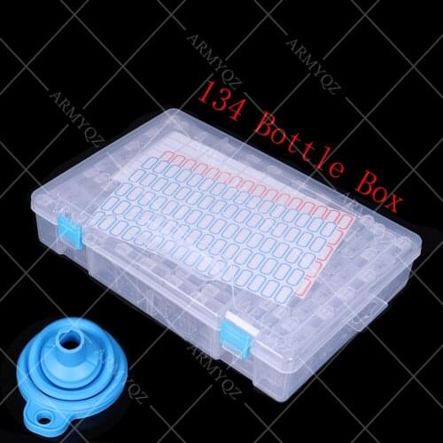Diamond Painting Accessories 134 Grid Container Box DIY Diamant Embroidery Mosaic Tools Bead Transparent Plastic Drill Storage