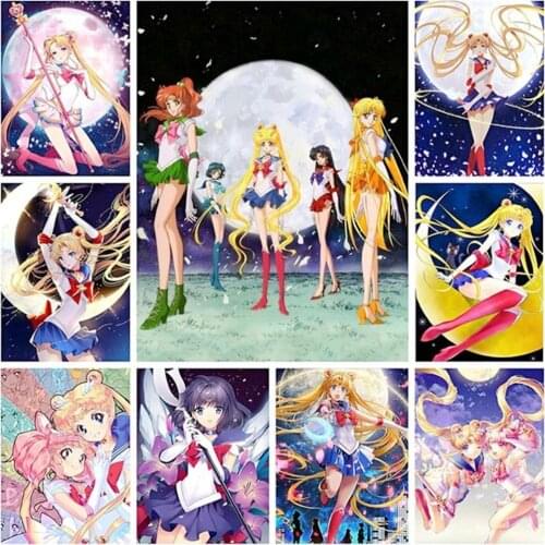 Uone Diamond Painting 5d DIY Cross Stitch Anime Inuyassha Mosaic Embroidery Rhinestone Art Kids Adult Home Office Decor Gift