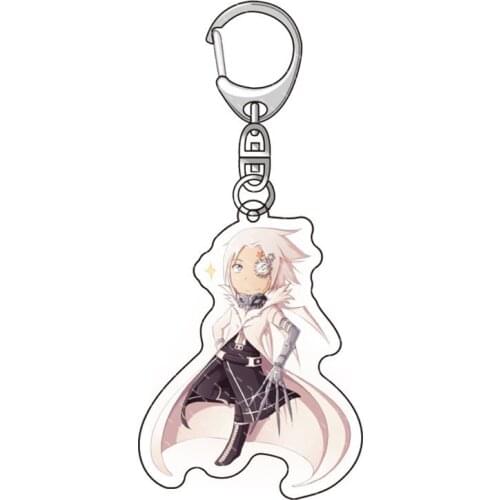 Anime D.Gray-Man Allen Walker Yu Kanda Lenalee Lee Lavi Acrylic Pendant Figure Keychain Keyring Collection Model Toy Gift