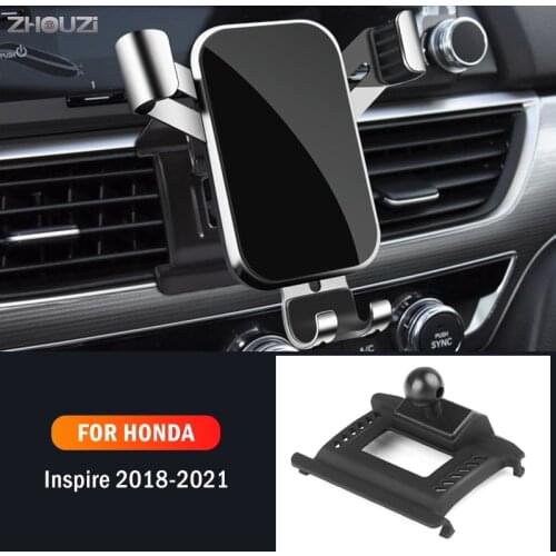 Car Mobile Phone Holder For Honda Inspire 2018 2019 2020 2021 Special Mounts GPS Stand Gravity Navigation Bracket Accessories