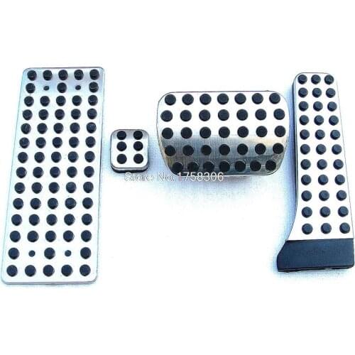 NO Drill! 4 PCS/ SET Car accelerator pedal modified for Mercedes-Benz C E GLK CLS Class car gas pedal/Brake pedal/Rest pedal AT