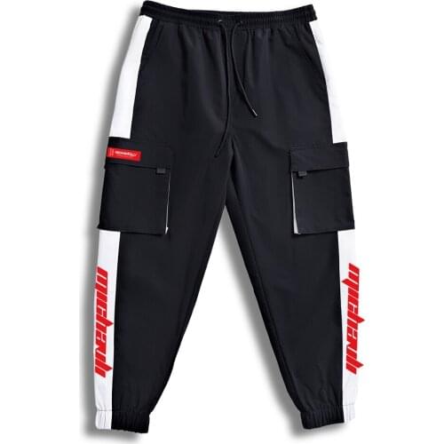 Large Size Overalls Mens Jogger Streetwear Casual Cargo Pant Spring Male Oversize Sweatpants Pocket Patchwork Trousers XL-7XL