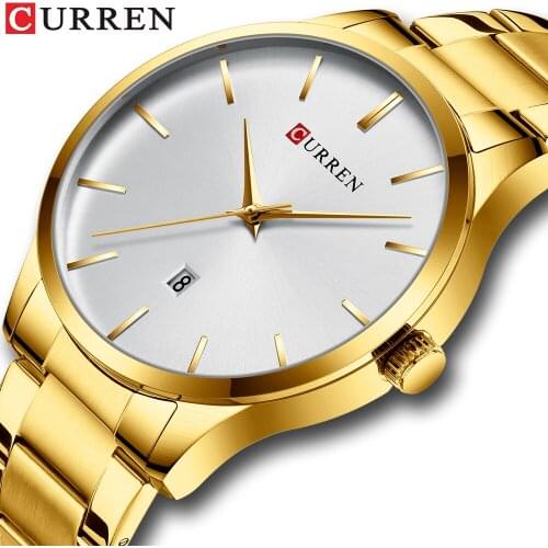 CURREN autumn new sports portable mens watch, simple fashion watch, mens waterproof and durable watch
