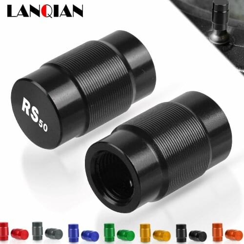 For Aprilia RS50 Motorcycle Aluminum Wheel Tire Valve Stem Caps Airtight Covers RS 50 1999 2000 2001 2002 2003 2004 2005 Pats
