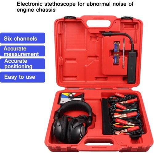 Car Repair Electronic Stethoscope Engine Chassis Gearbox Mechanical Abnormal Noise Stethoscope Auto Repair Tools