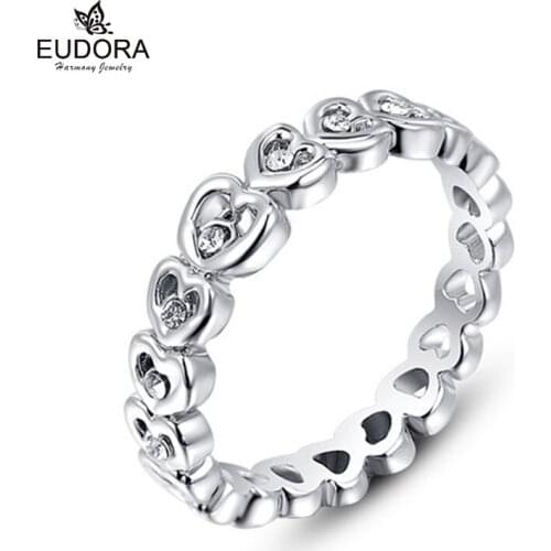 Кольца с кристаллами Eudora China At AliExpress