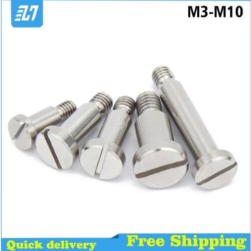 Slotted Plug Shoulder Contour Sholudered Equal Height Screw Limit Bolt 304 Stainless Steel M3 M4 M5 M6 M8 M10