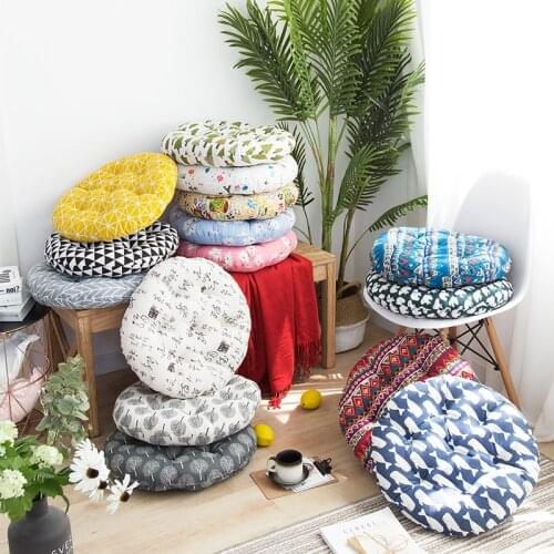 Round Cushion 40x40/45x45/50x50cm office chair sofa cushion tatami circular decoration seat cushion chair cushions wholesale