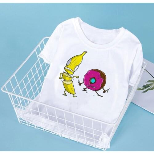 Fashion Childrens T-Shirt Children For Boys A Boy Girls Avocado Kids Shirts Child Baby Toddler Funny Cartoon Tee Tops Clothing