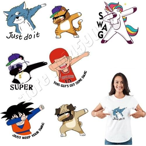 Cartoon Patches For Children Hot Sale Kids Stickers On Clothing Kawaii Washable DIY Parches Heat Transfer Iron On Applique