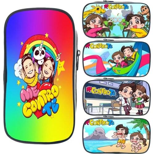 Kids Me Contro Te Pencil Box Children Cartoon Pencil Case Stationery Bags Boys Girls Anime Pen Bags Students School Supplies