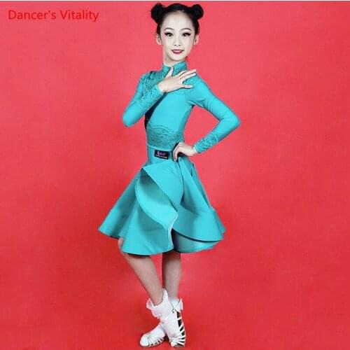 Latin Dance Female Child Adult Temperament Dress Performance Clothes New Professional Competition Clothing High-End Custom
