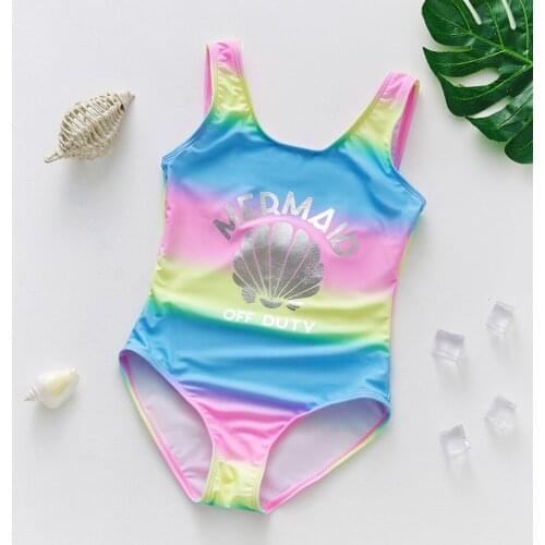 Newest Arrival Kids Baby Girl Summer Swimsuit with Lovely Pattern Children Girls Summer Beach Clothing Outfits for 2-11T