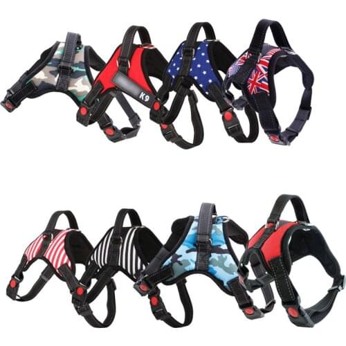 Pet Dog Chest Strap Adjustable Harness with Nylon Belt and Breathable for Large Medium and Small Dog Harness Vest Pet Supplies