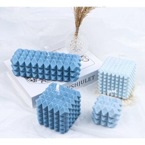 Big Bubble Silicone Candle Mold Large Wax Plaster Mould Making Concrete Jumbo Pyramid Rubik Round Ball Baking Chocolate