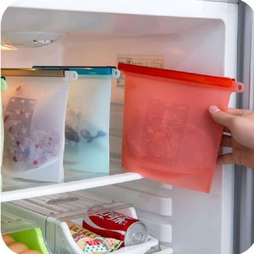 Silicone bag food storage bag large capacity cold storage bag multi purpose artifact baking plastic bag creativity