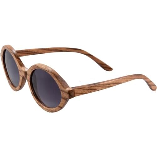 Natural Bamboo Wooden Sunglasses Handmade Polarized Mirror Coating Lenses Round glasses for men women sunglasses 2021 trending