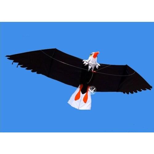 Three-dimensional Umbrella Cloth Eagle Kite Front Strut Black Eagle Kite