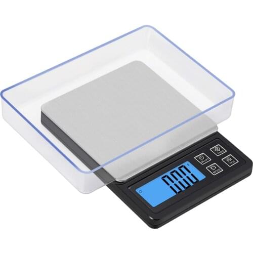 High-precision Pocket food Scale Digital Kitchen Scale LCD display Jewelry Scale 6 Units,Auto Off,PCS and Tare Function