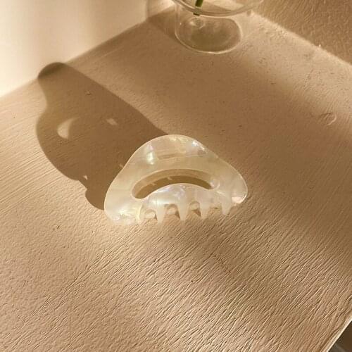 Women Vintage Acetate Leopard Grab Clip 2021 Lady Fashion Hairpin Ponytail Hair Claw