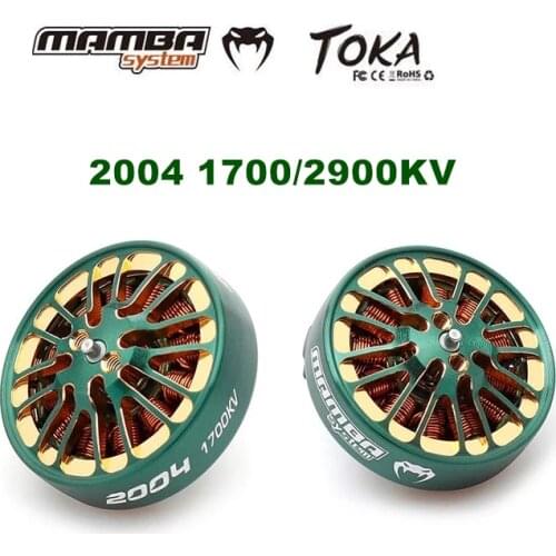1/4pcs DIATONE MAMBA TOKA 2004 1700KV/2900KV Brushless Motor Green Suit for 3.5in-5in Props RC for FPV Quadcopter