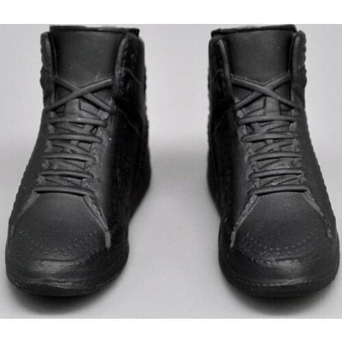 1/6 Soldiers Fashion Sports Shoes Casual Shoes Solid Belt Feet Fit 12'' Detachable Feet Action Figure Toy Model Body Accessories