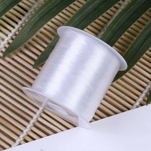 1roll Transparent Cord Thread Non-stretch Fish Line 0.2-0.8mm DIY Beaded Bracelet Necklace Accessories Jewelry Making Findings