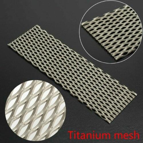 1PCS 0.5x50x165mm Jewelry Titanium Mesh Heat Corrosion Resistance Jewelry Making Plating Processing Tool