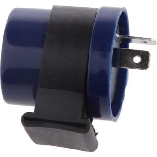 12V Car Vehicle Motorcycle 2-Pin Turn Signal Indicator Flasher Relay Beeper