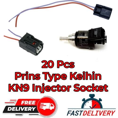 20 pcs Prins Type VSI KN9 Keihin İnjector Socket Connector Cable Compatible