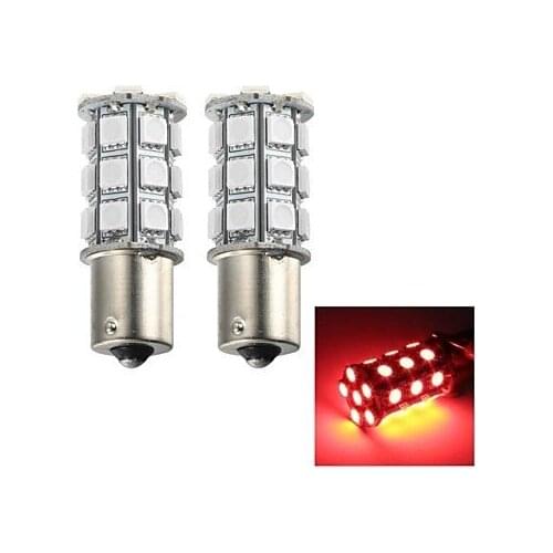 4Pcs 5W 115lm 1156 27x5050smd a mene la lumiere rouge clignotant / feu stop / feu antibrouillard