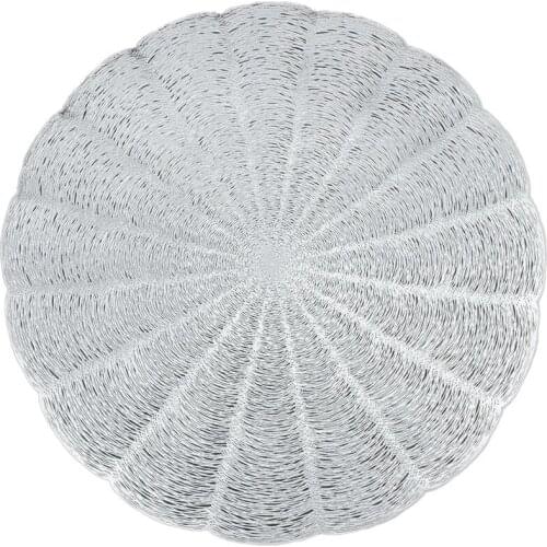 6Pcs Round Placemats for Dining Table Hollow Out Placemats for Table Decor Wedding Place Mats for Dining Table