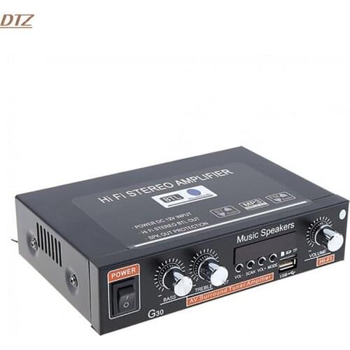 800W High Fidelity Digital Intelligent Bluetooth Stereo Audio Amplifier Family KTV EU / USA G30 Audio Amplifier